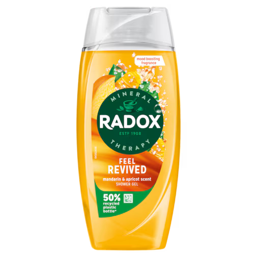 Radox Feel Revived Mandarin & Apricot Scent Shower Gel 225ml