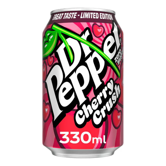 Dr Pepper Zero Cherry Crush 330ml 胡椒博士(無糖)