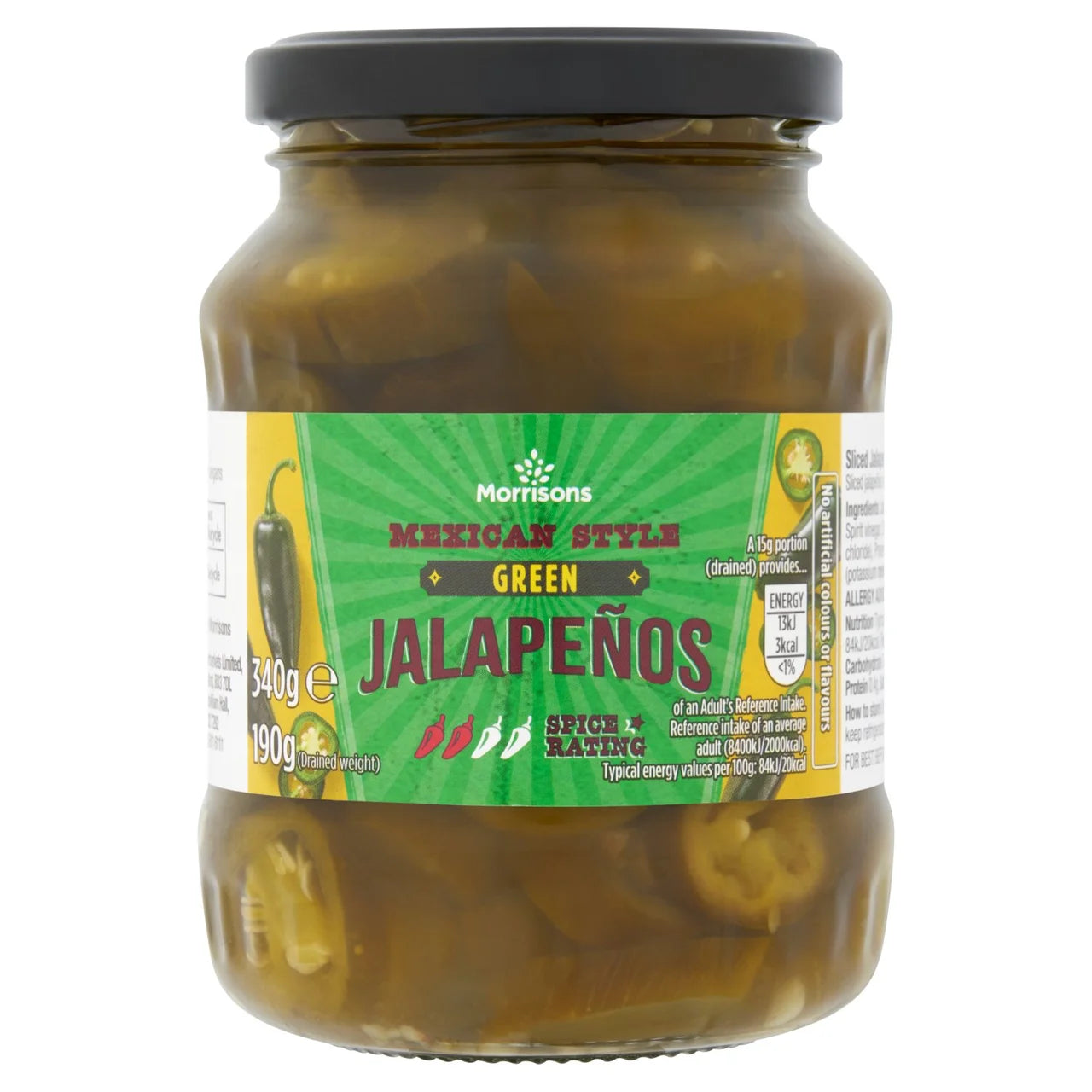 Morrisons Sliced Jalapenos 210g
