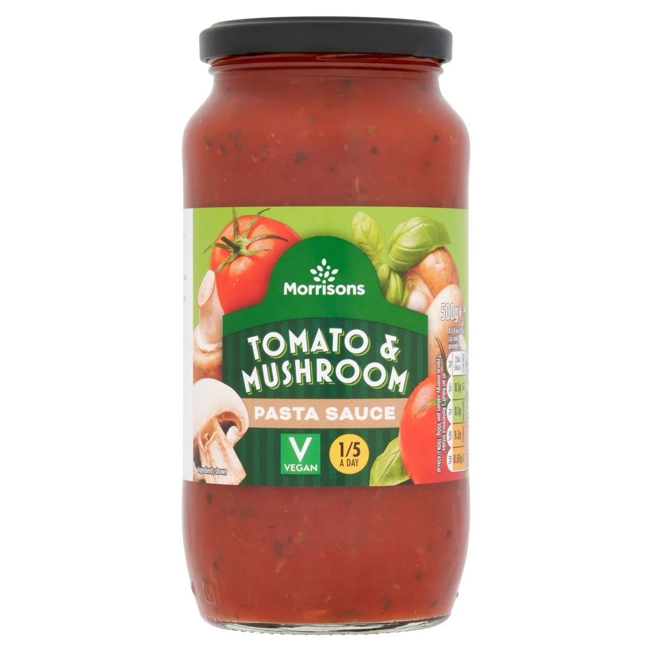 Morrisons Tomato & Mushroom Pasta Sauce 500g 經典番茄意粉醬