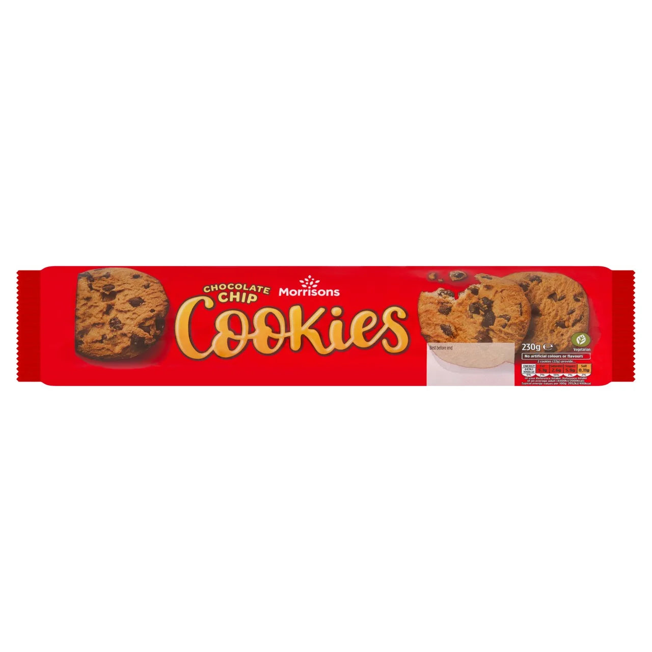 Morrisons Chocolate Chip Cookie 230g 粒粒朱古力曲奇