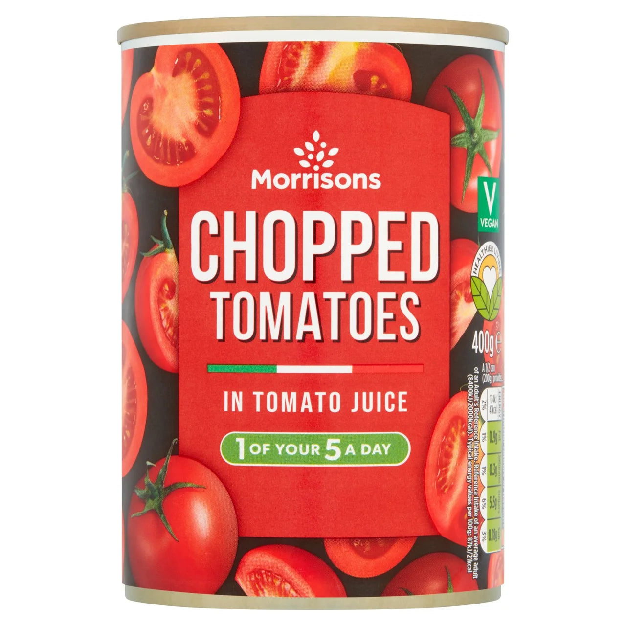 Morrisons Chopped Tomatoes 400g 去皮番茄粒