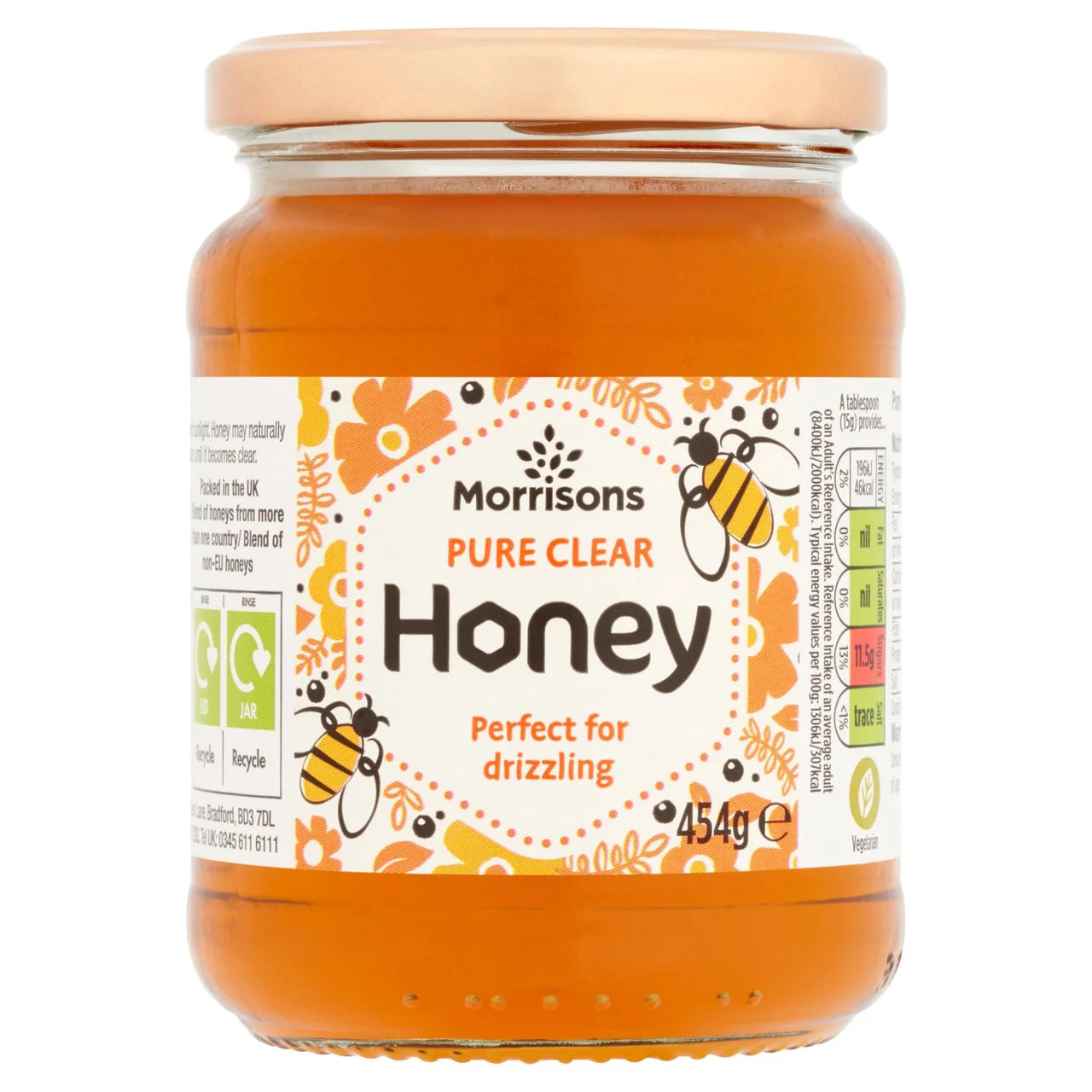 Morrisons Clear Honey 454g 純蜂蜜