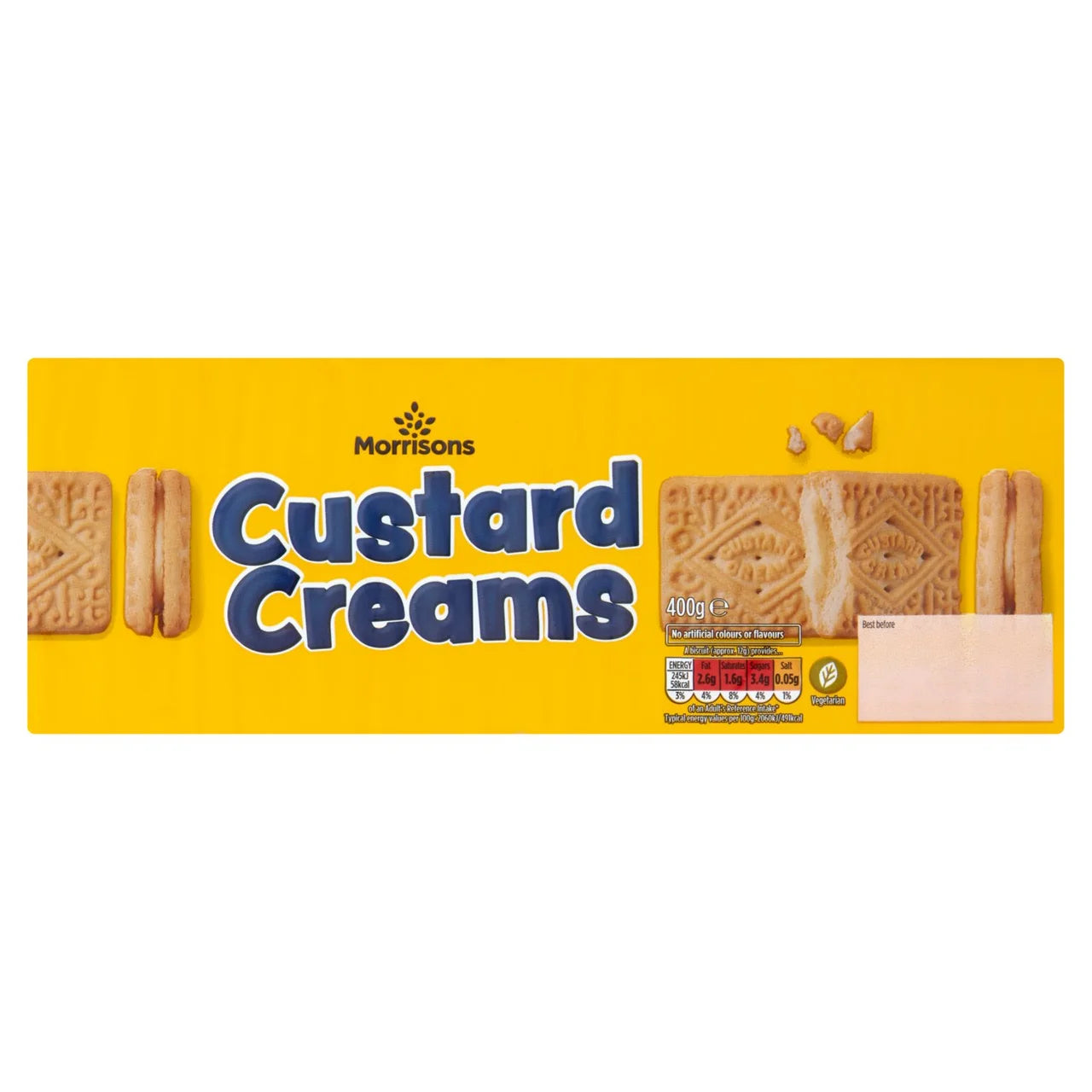 Morrisons Custard Creams 400g 傳統英式奶油夾心餅