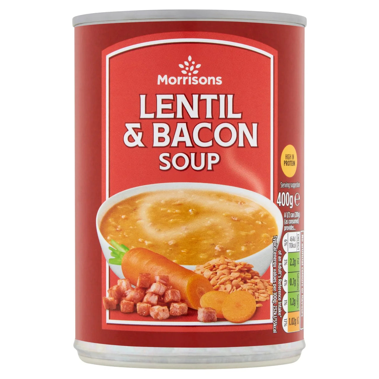 Morrisons Lentil & Bacon Soup 400g 扁豆煙肉湯