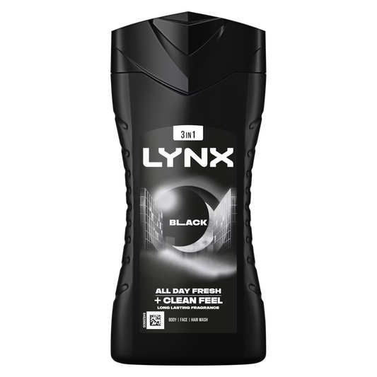 Lynx Black Shower Gel 225ml 凌仕12小時持久清香沐浴露(暗黑誘惑)