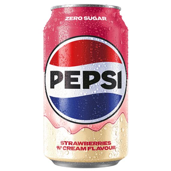 Pepsi Cola Strawberries & Cream Sugar Free 330ml