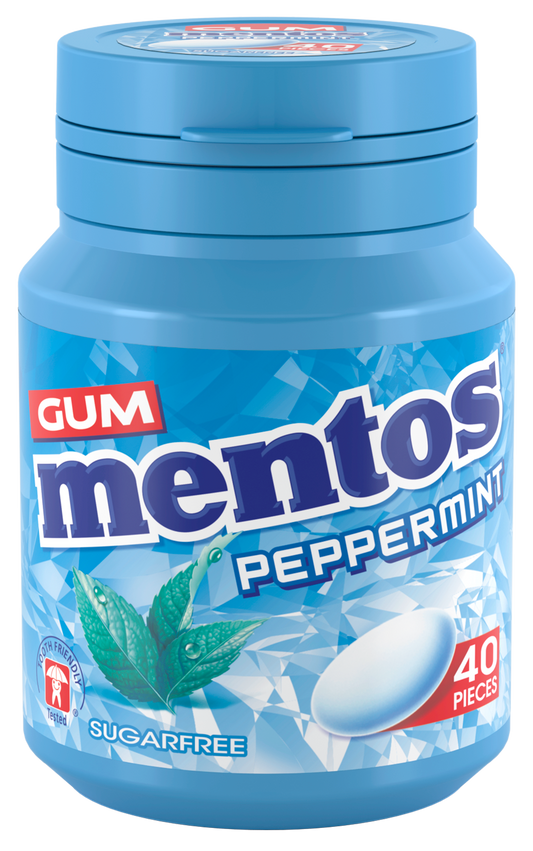 Mentos Peppermint Gum 40pc