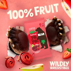 Bear Snacks Strawberry Yoyos 20g