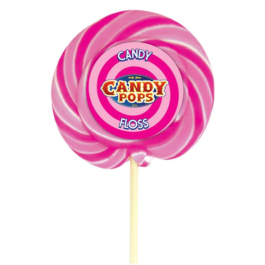 Candy Pops Large Candy Floss Wheel Lollies 75g
