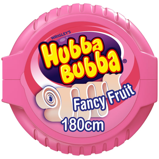 Hubba Bubba Fancy Fruit Mega Long Tape Bubblegum 56g 豪華水果味卷狀吹波膠