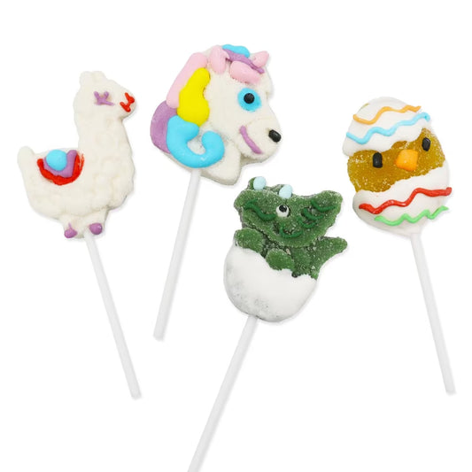 Candy Realms Spring Pop 23g 士多啤梨味卡通造型棒棒糖