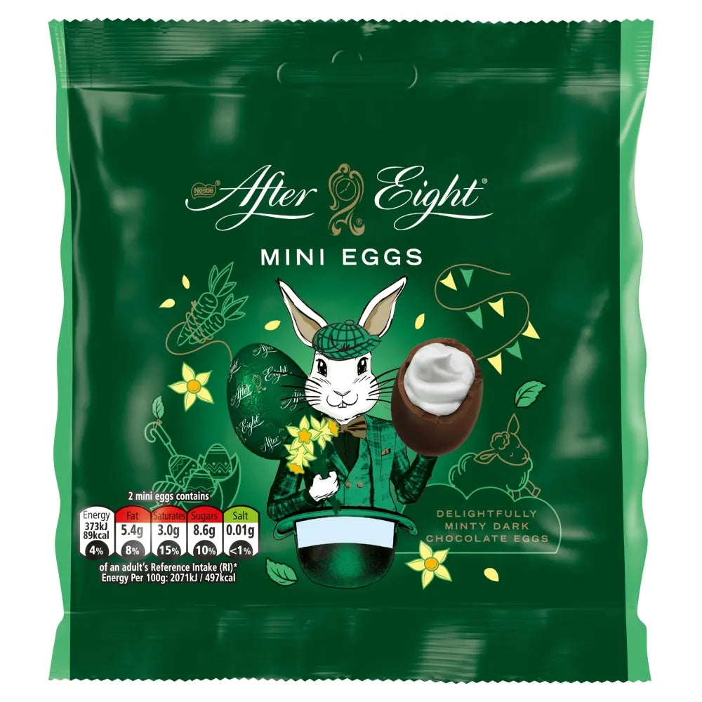 After Eight Dark Mint Chocolate Mini Eggs Sharing Bag 81g 八時後薄荷黑朱古力迷你蛋分享裝
