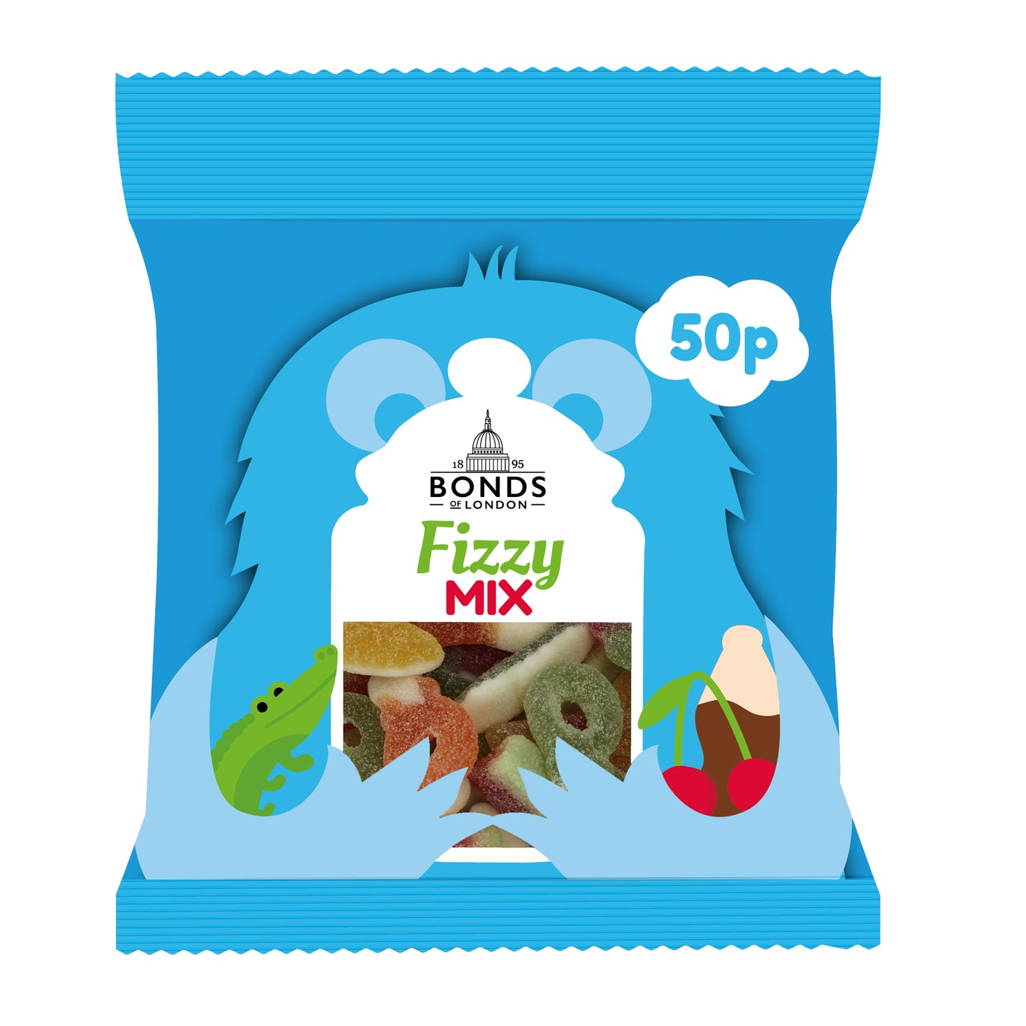 Bonds Fizzy Mix Treat Bags 50g