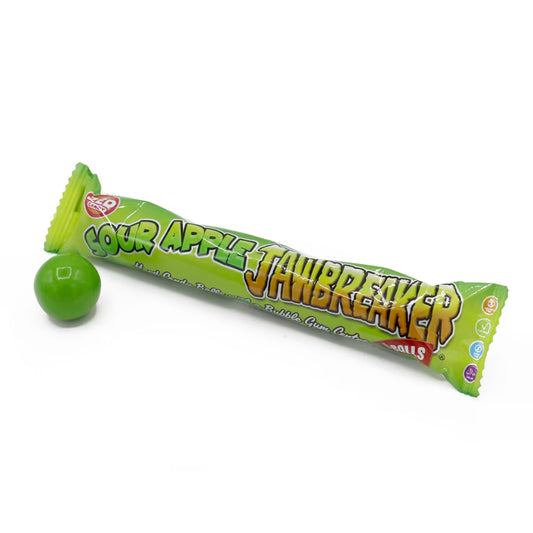 Zed Candy Sour Apple Jawbreaker 49.5g 酸蘋果味持久糖包吹波糖