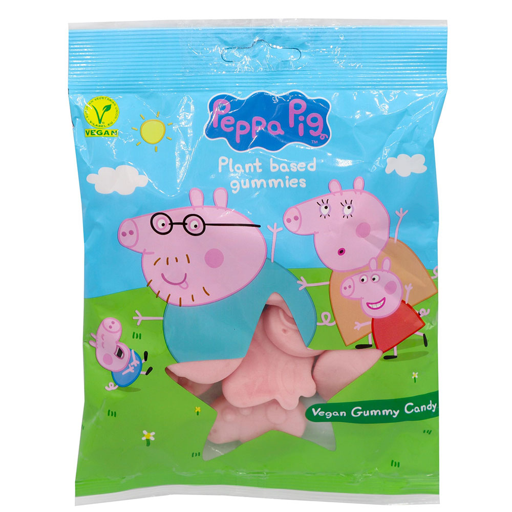 Peppa Pig Veggie Gummy Bags 175g 粉紅豬小妹角色造型軟糖