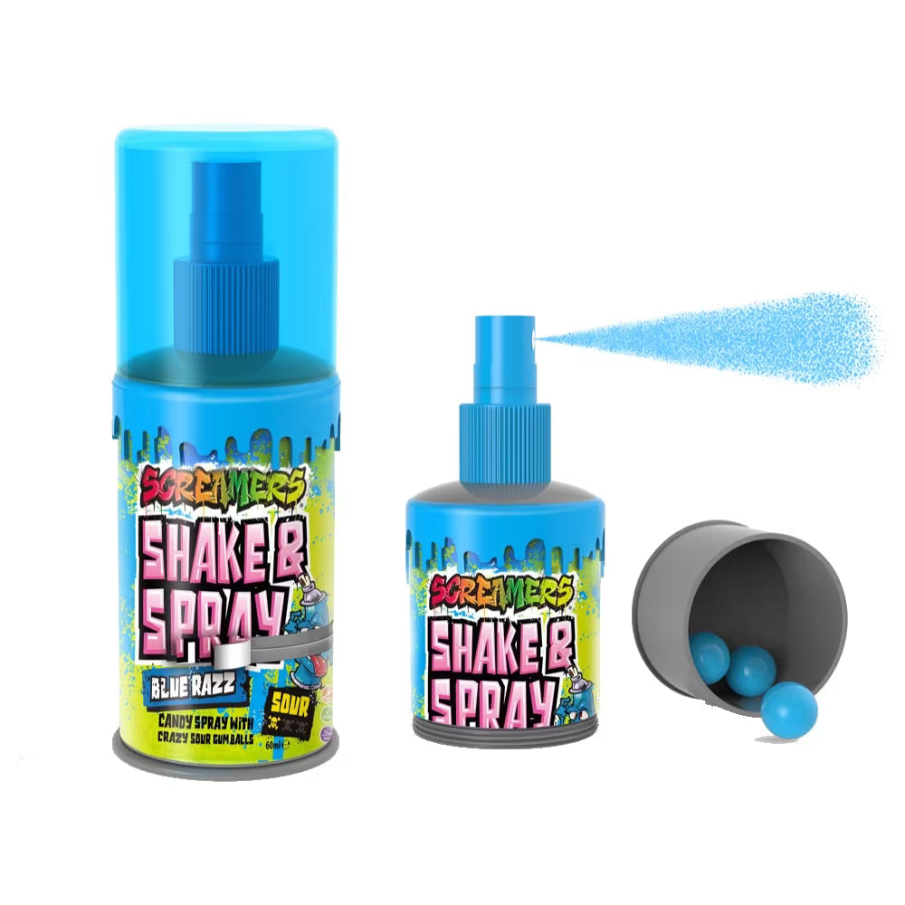 Zed Blue Raspberry Shake & Spray 60ml 藍桑子噴油糖&吹波糖