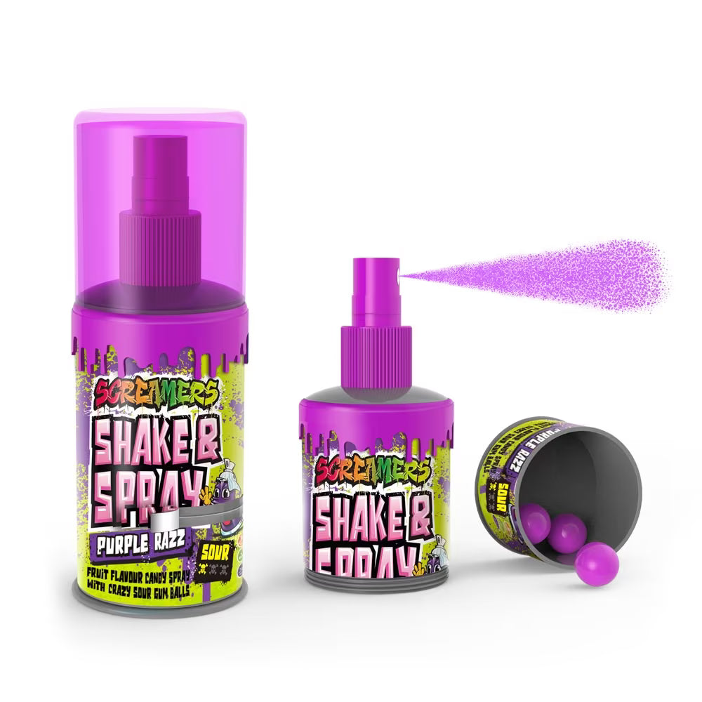 Zed Purple Raspberry Shake & Spray 60ml 紫桑子噴油糖&吹波糖
