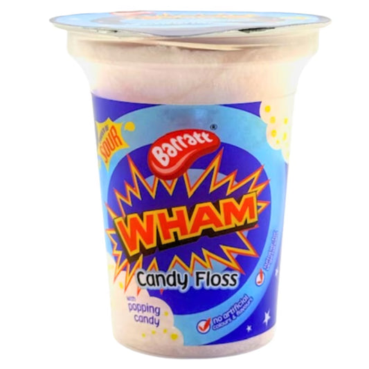 Barratt Wham Candy Floss Cups 20g 爆炸糖紅莓鬆化棉花糖