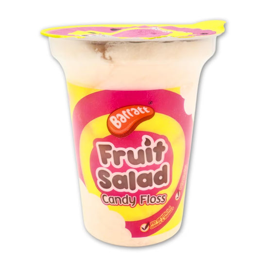 Barratt Fruit Salad Candy Floss Cups 20g 紅莓菠蘿味鬆化棉花糖