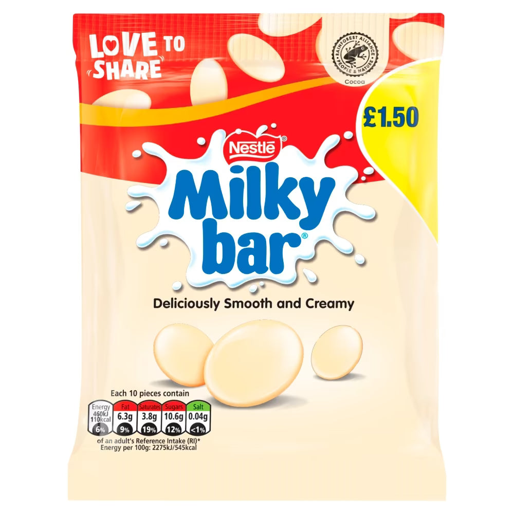 Milkybar Giant Buttons White Chocolate Bag 85g