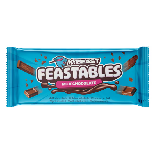 Feastables MrBeast Milk Chocolate Bar 60g (Large) 野獸先生牛奶朱古力(增量版)