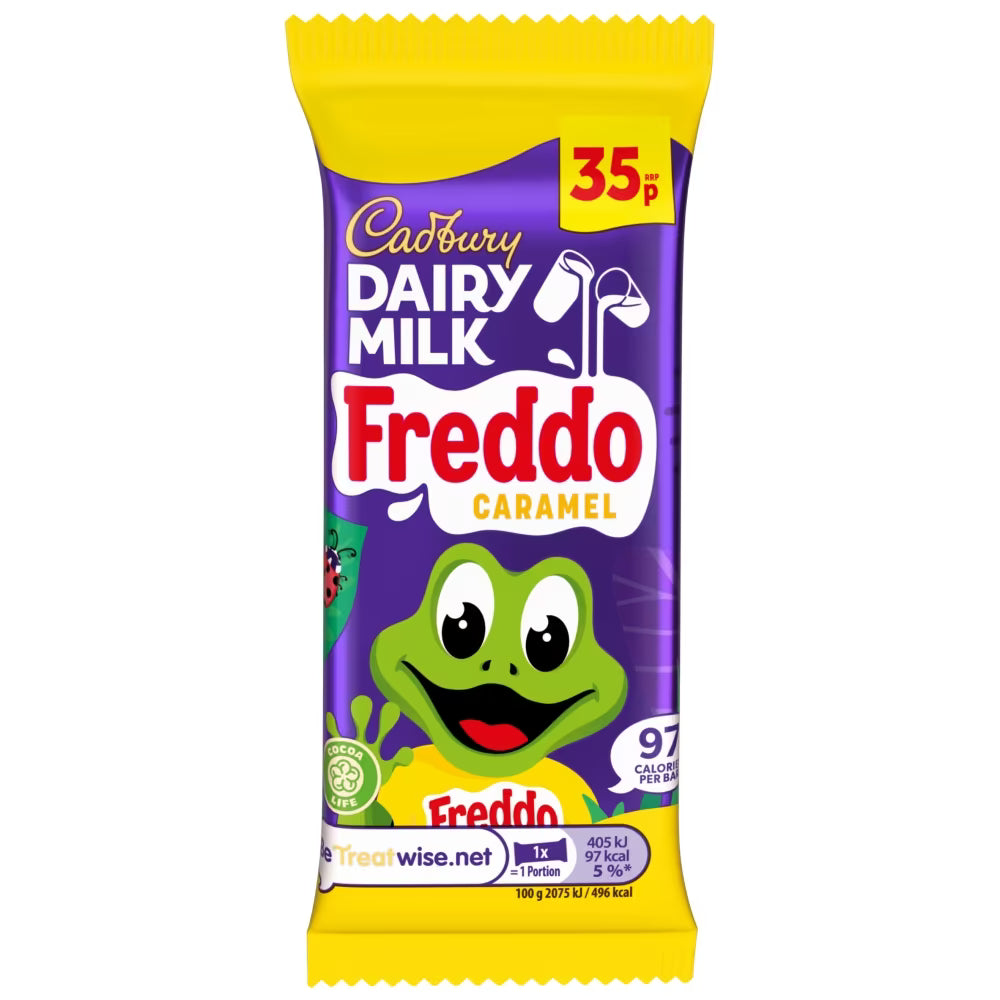 Cadbury Dairy Milk Freddo Caramel Chocolate Bar 19.5g (UK)