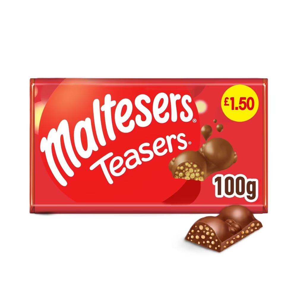 Maltesers Milk Chocolate & Honeycomb Block Bar 100g