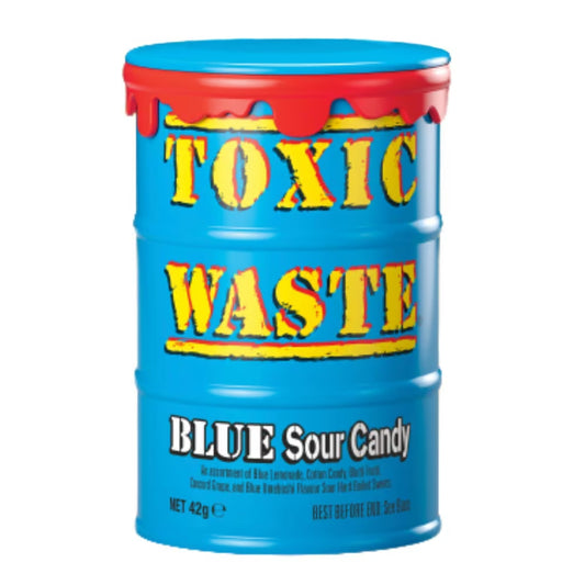 Toxic Waste Blue Sour Candy Drum 42g 激酸糖果(藍桶)