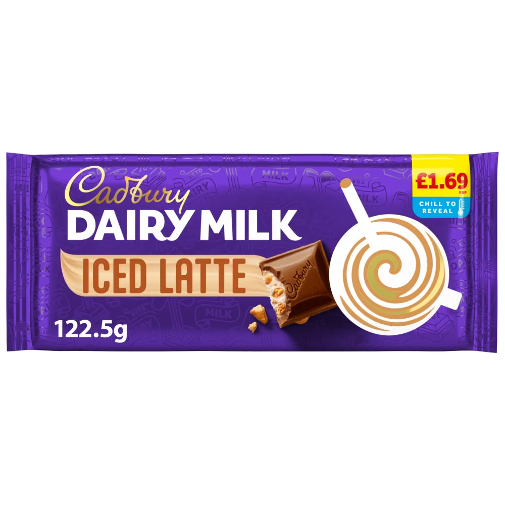 Cadbury Dairy Milk Iced Latte Chocolate Bar 122.5g 吉百利冰拿鐵朱古力