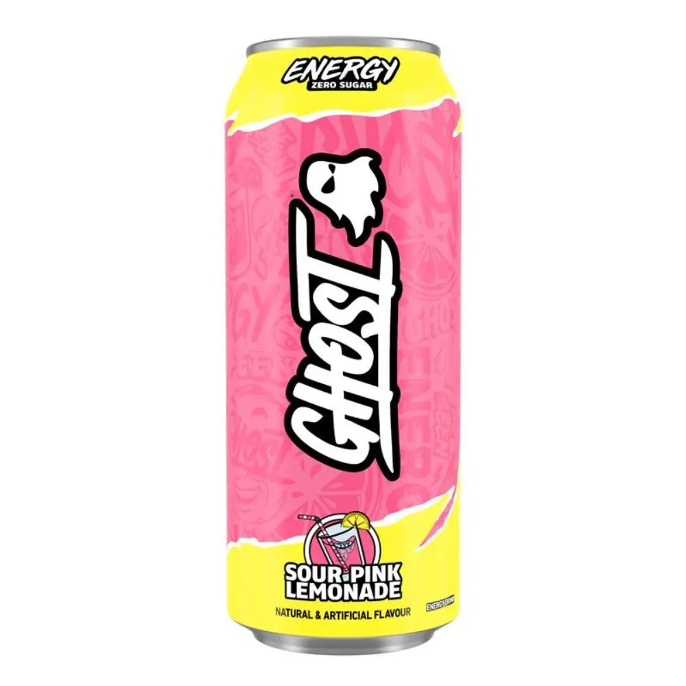 Ghost Energy Sour Pink Lemonade Energy Drink 500ml