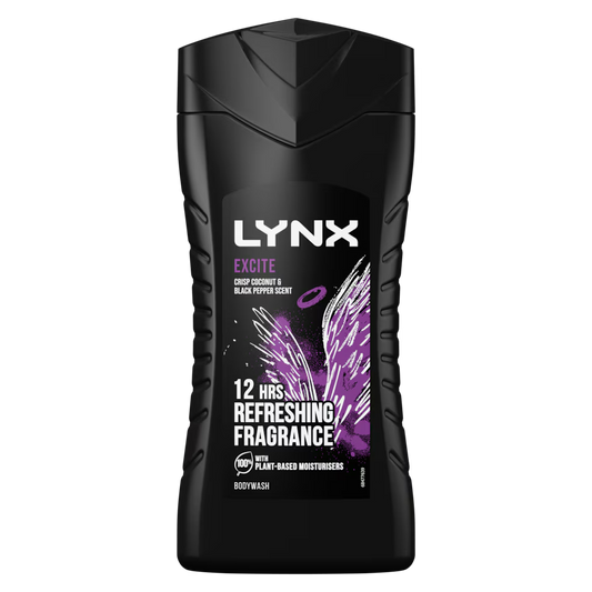 Lynx Excite Shower Gel 225ml 凌仕12小時持久清香沐浴露(椰香魅惑)