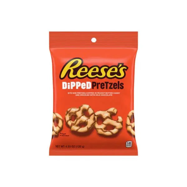 Reese's Dipped Pretzels 90g 美國知名花生醬蝴蝶脆餅