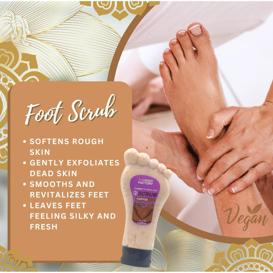 The Foot Factory Coffee Foot Scrub 180ml
