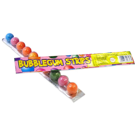 Crazy Candy Factory Bubblegum Strips 30g 童年粒粒吹波糖