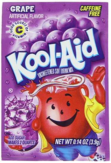 Kool Aid Unsweetened Grape 3.9g