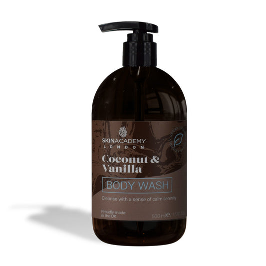 Skin Academy London Coconut & Vanilla Body Wash 500ml 椰子雲尼拿沐浴露
