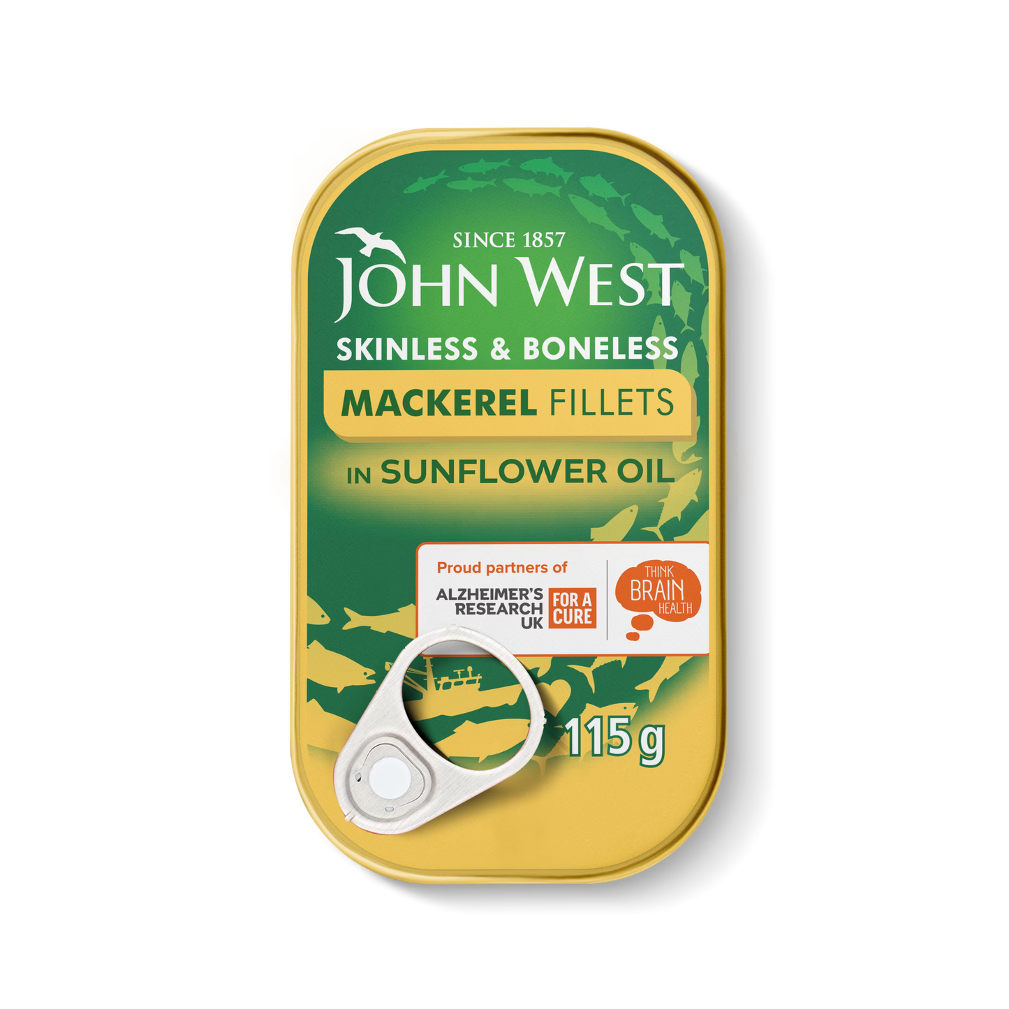 John West Mackerel Fillets in Sunflower Oil 115g