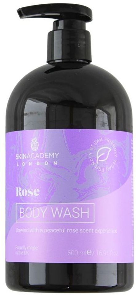 Skin Academy London Rose Body Wash 500ml 玫瑰沐浴露