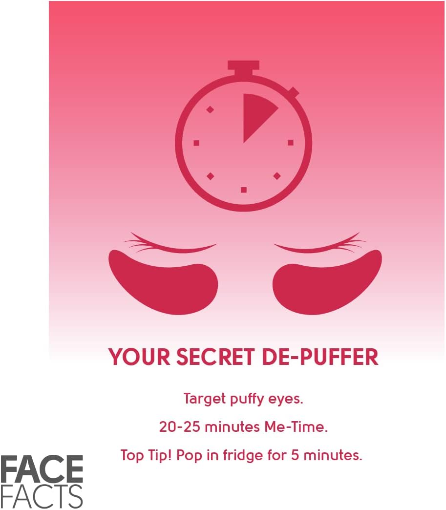 Face Facts Target Dark Circles Gel Eye Patches 4 Pairs