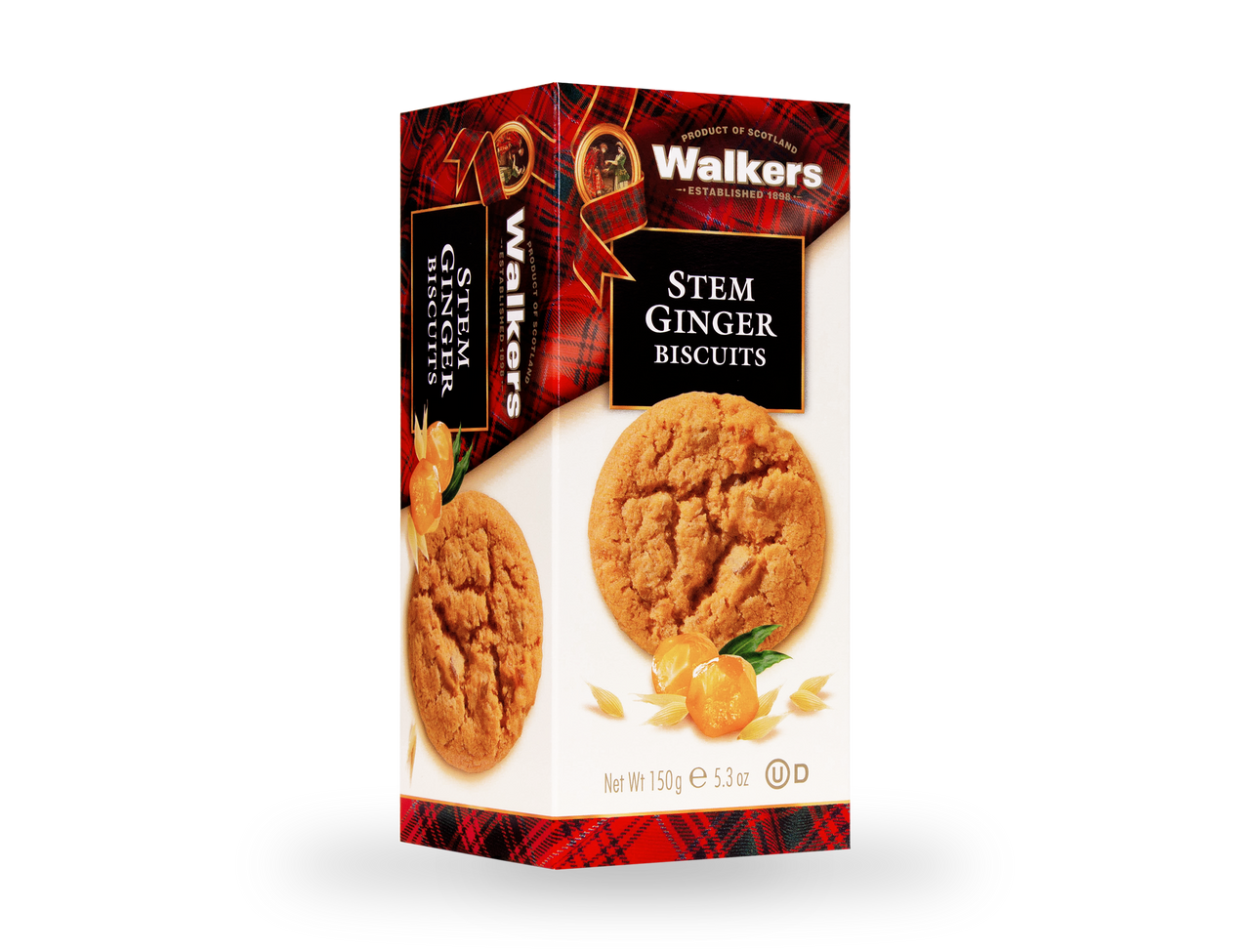 Walkers Stem Ginger Biscuits 150g 薑餅