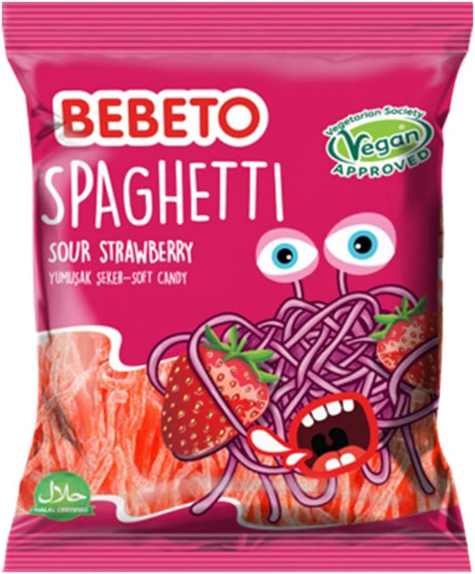 Bebeto Sour Strawberry Spaghetti 70g