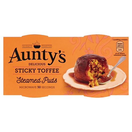 Aunty's Sticky Toffee Pudding 2x95g