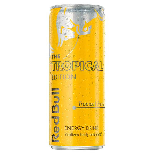 Red Bull Tropical Edition 250ml (UK) 紅牛熱帶水果味能量飲品(英國版)