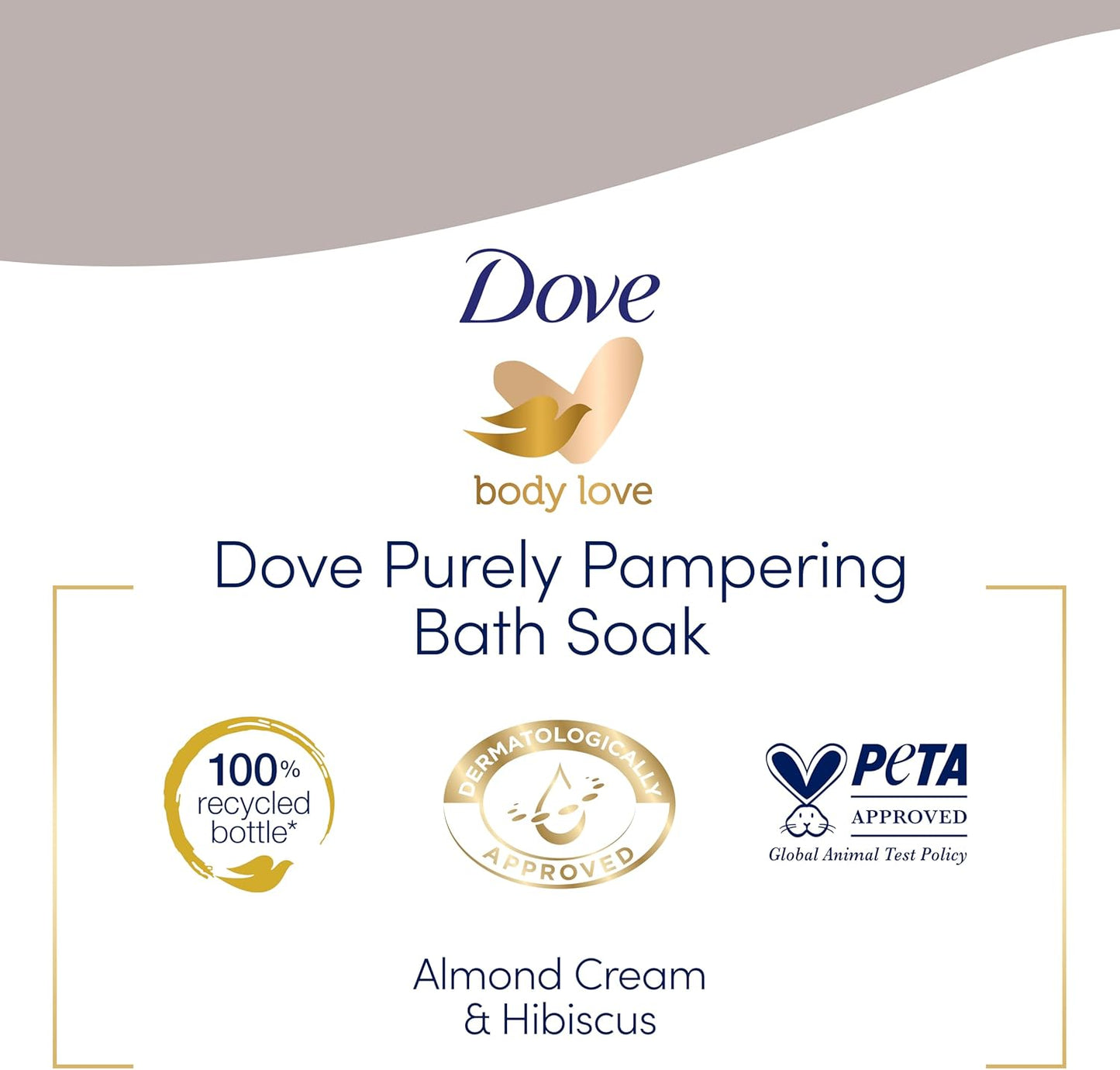 Dove Soothing Caring Cream Bath Soak 450ml