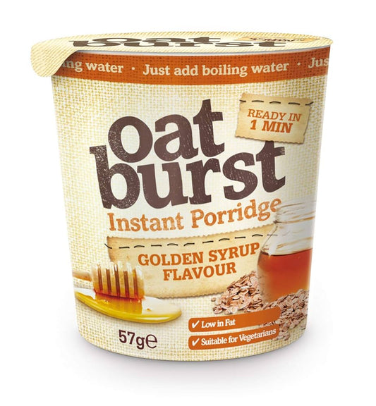 Oat Burst Instant Porridge Golden Syrup 57g