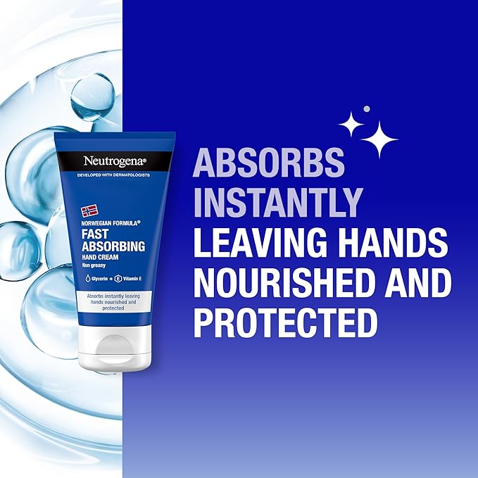 Neutrogena Norwegian Formula Fact Absorbing Hand Cream Non Greasy 75ml