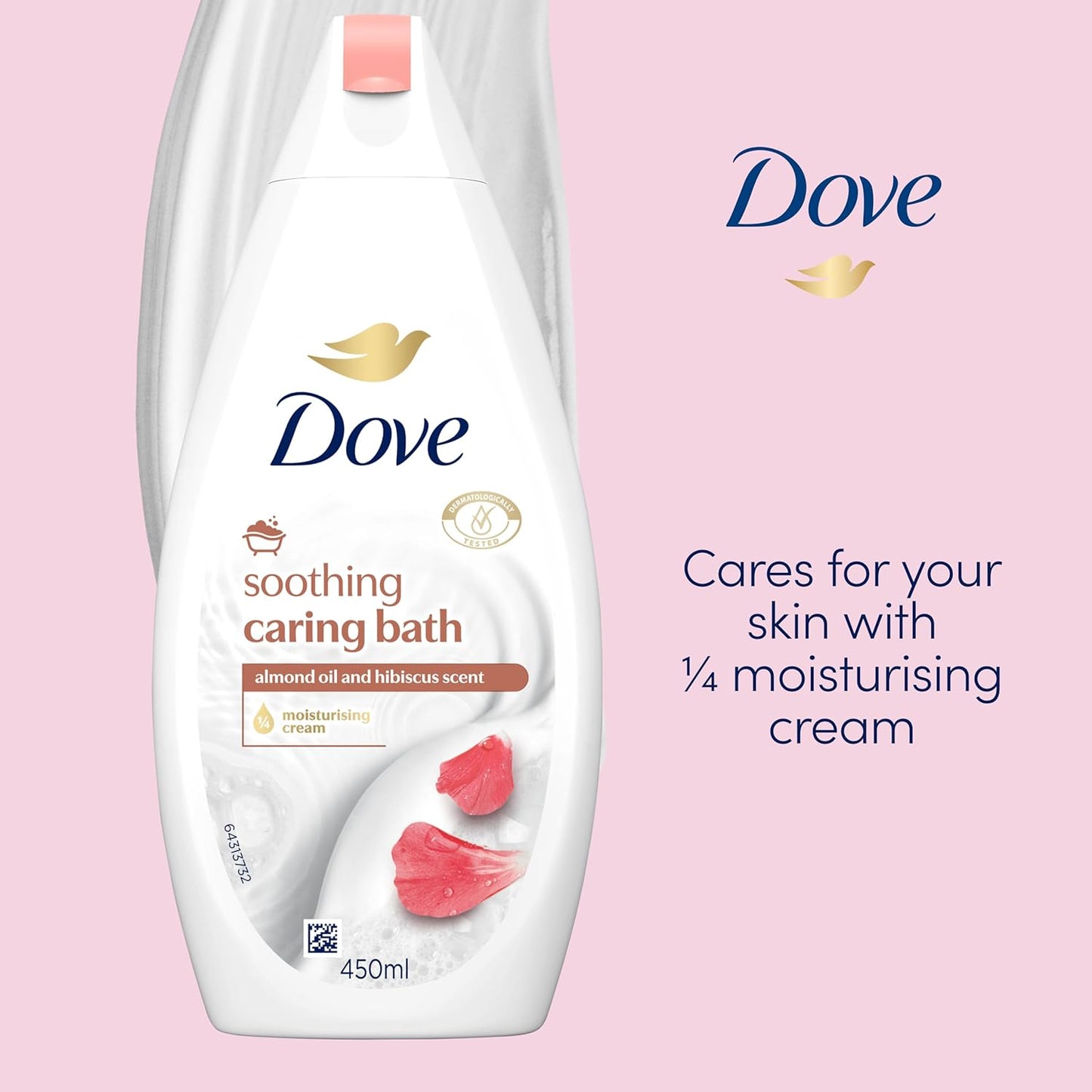 Dove Soothing Caring Cream Bath Soak 450ml