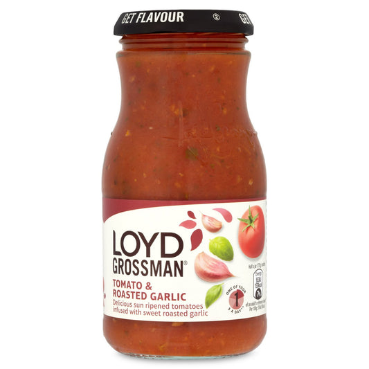 Loyd Grossman Tomato & Roasted Garlic Sauce 350g