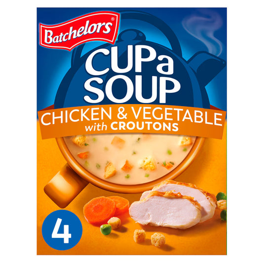 Batchelors Chicken & Vegetable Soup 4pk